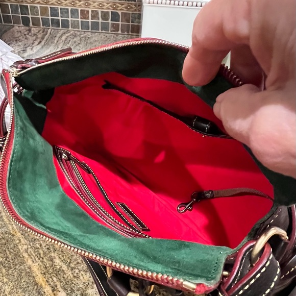 Dooney & Bourke Dark Brown T Moro Satchel plus Wallet and Wristlet - Picture 9 of 15